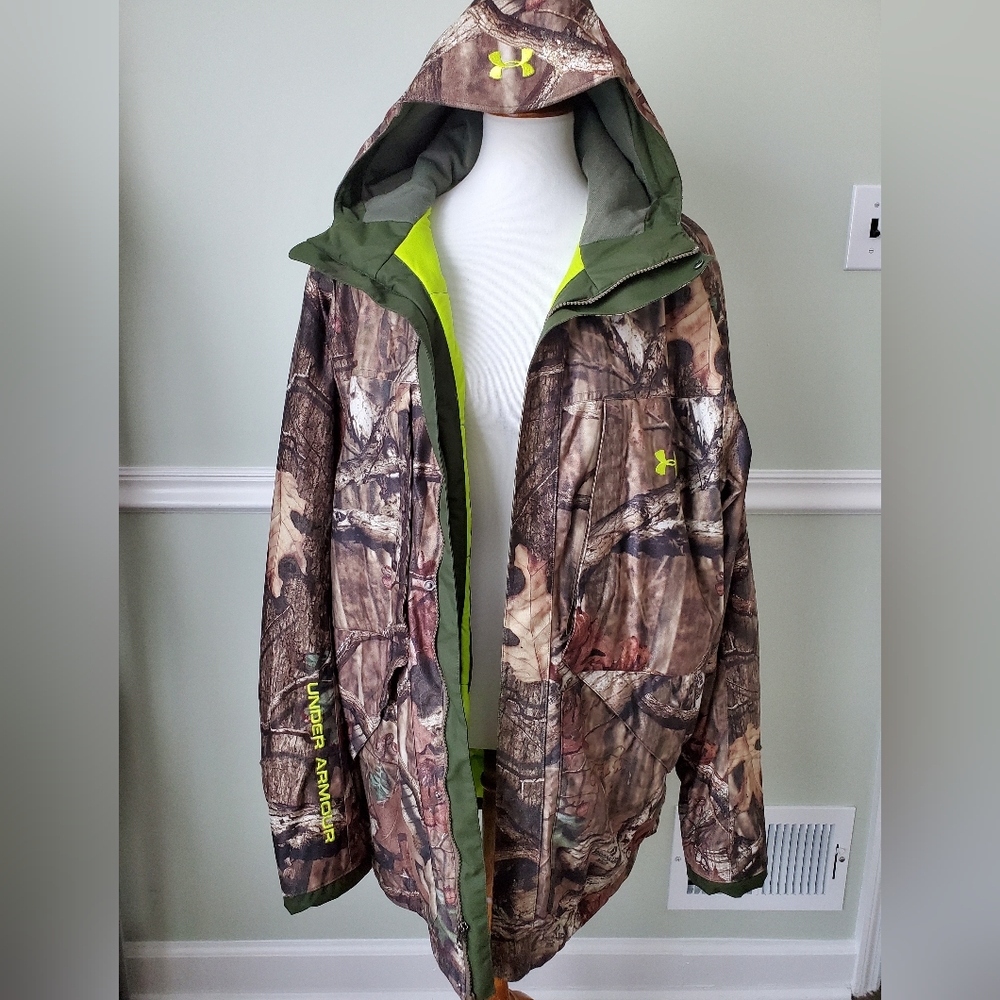 NWOT Under Armour Performance Storm Scent Control Hooded Jacket Sz XXL